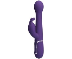 Pretty Love Flirtation PRETTY LOVE - DEJON TRIUŠIO VIBRUOTAS 3 IN 1 DAUGIAFUNKCIS VIOLETINIS