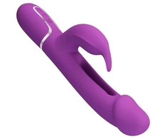 PRETTY LOVE - Kampas Violetinė, 7 vibracijos funkcijos 4 laižymo nustatymai