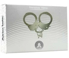 Adrien Lastic Handcuffs-juokingas žaislas-antrankiai-metaliniai antrankiai