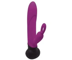 Adrien Lastic Vibratorius su klitorio stimuliatoriumi, 10 režimų, 19 cm