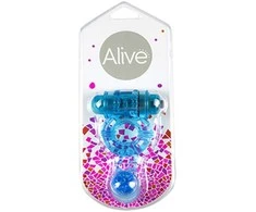 Alive Gyvas žiedas-vibratorius – žiedas. Dvigubas. Funkcija: 1. Mėlyna