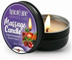 Amoréane Świeca - masažinė žvakė „Tropinė pagunda“, 30 ml
