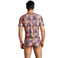 Anais Men Accesories Anais Men Comics T-Shirt S - Soft Modal, Comic Print, Body-Hugging Fit