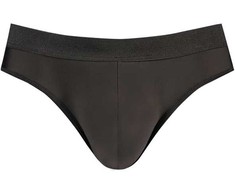 ANAIS MEN SLIP &amp; THONG ANAIS MEN Eros Slip XL - Juodas Tulle Briefs with Wide Elastic Waistband