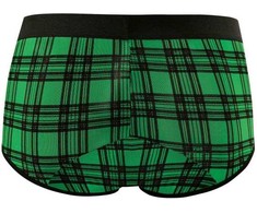 ANAIS MEN BOXER &amp; BRIEF ANAIS MEN MAGIC Brief XL Žalias-Juodas Check Pattern Lycra Comfort
