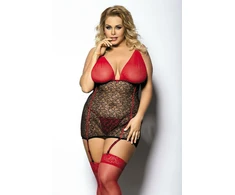 Anais Marškinėliai nėrinių permatomas tinklelis xl/2xl