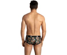 ANAIS MEN BOXER &amp; BRIEF ANAIS MEN Power Brief L - Sporty Cut, Rose &amp; Skull Print, Soft Modal Blend