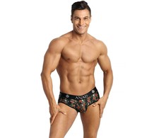 Anais Men Jock Anais Men Power Jock Bikini L Rose &amp; Skull Print, Soft Modal Fabric