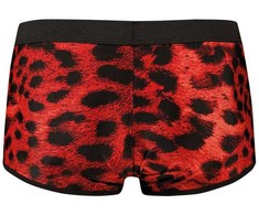 ANAIS MEN BOXER &amp; BRIEF ANAIS MEN Savage Boxer S Raudona Microfiber Animal Print