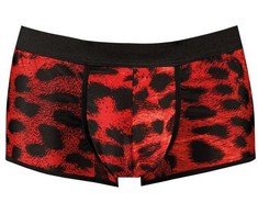 ANAIS MEN BOXER &amp; BRIEF ANAIS MEN Savage Boxer S Raudona Microfiber Animal Print