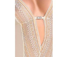 Apatiniai drabužiai-CLARISSE CORSET cream S/M - Casmir