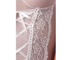 Apatiniai drabužiai-MARCELLE CORSET baltas S/M - Casmir