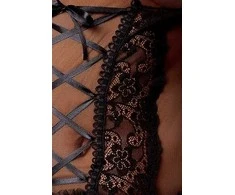 Apatiniai drabužiai-MARCELLE CORSET juodas XXL/XXXL - Casmir