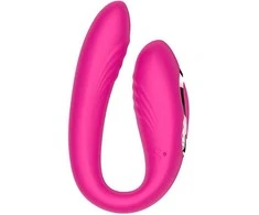 B Series Cute B serijos mielas besisukantis nešiojamas dvigubas vibratorius
