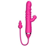 B Series Cute B serijos mielas liežuvio laižymas trigubai stimuliuojantis vibratorius