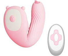 B Series Cute B serijos mielas vibratorius poroms, G taškas, laižantis masažuoklis, 10 režimų