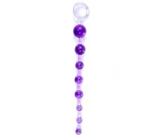 B Series Easylove Plug/kulki-Jelly Anal 10 Beads Violetinė
