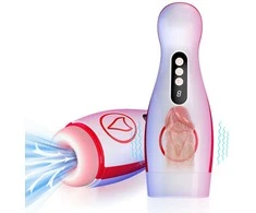 B Series Fox Masturbatorius – vibruojantis masturbacijos puodelis, 7 siurbimo galia, 7 vibracijos nustatymas