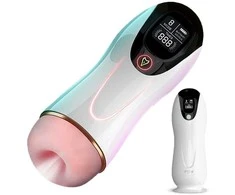B Series Fox B serijos Fox Masturbator dirbtinė makštis su vibracija ir balsu