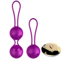 B Series Fox B serija Fox Rinkinys 3 vibruojantys orgazmo kamuoliukai 10mode pultelis