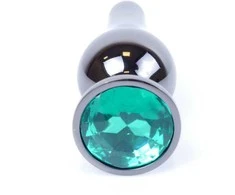 B Series Heavyfun Plug-Jewellery Dark Sidabrinis BUTT PLUG- Žalias
