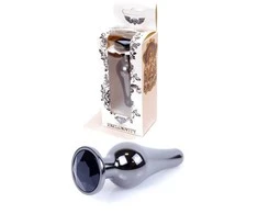 B Series Heavyfun B serijos Heavyfun Ilgas plieno užpakalinis kištukas su kristalu, 2,7 cm