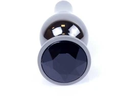 B Series Heavyfun B serijos Heavyfun Ilgas plieno užpakalinis kištukas su kristalu, 2,7 cm