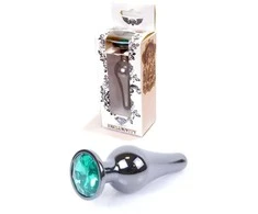 B Series Heavyfun Plug-Jewellery Dark Sidabrinis BUTT PLUG- Žalias