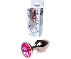B Series Heavyfun B serija Heavyfun Analinis kištukas dekoruotas kristalu, metalas, 7 cm