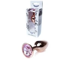 B Series Heavyfun B serija Heavyfun Analinis kištukas dekoruotas kristalu, metalas, 7 cm