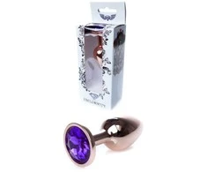 B Series Heavyfun B serija Heavyfun Analinis kištukas dekoruotas kristalu, metalas, 7 cm