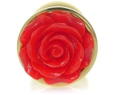 B Series Heavyfun B serijos Heavyfun Raudon Analinis kištukas Rose Steel Plug 7cm