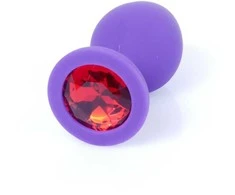 B Series Heavyfun B serijos Heavyfun Mažas analinis kištukas dekoratyvinis krištolinis silikonas 8cm