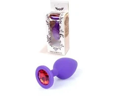 B Series Heavyfun B serijos Heavyfun Mažas analinis kištukas dekoratyvinis krištolinis silikonas 8cm