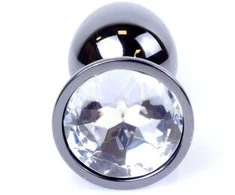 B Series Heavyfun Dark Plug-Jewellery Tamsiai sidabrinis PLUG- Skaidrus