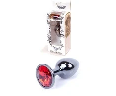 B Series Heavyfun Plug-Jewellery Dark Sidabrinis PLUG- Raudona