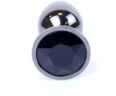 B Series Heavyfun Plug-Jewellery Dark Sidabrinis PLUG- Juodas