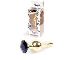 B Series Heavyfun Plug-Jewellery Gold BUTT PLUG- Juodas