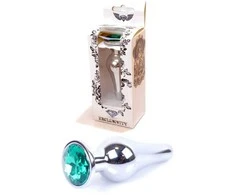 B Series Heavyfun Plug-Jewellery Sidabrinis BUTT PLUG- Žalias