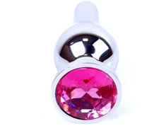 B Series Heavyfun Rožinė Plug-Jewellery Sidabrinis BUTT PLUG- Rožinė