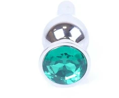 B Series Heavyfun Plug-Jewellery Sidabrinis BUTT PLUG- Žalias