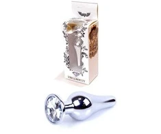 B Series Heavyfun B serijos Heavyfun Plieninis analinis kištukas išangės kištukas 9cm kristalas