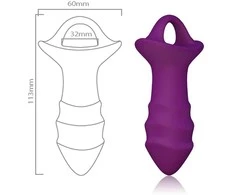 B Series Joy B serijos Joy Vibruojantis analinis kištukas 9 režimai 11cm