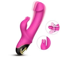 B Series Joy B serijos Joy Rabbit Vibrator su klitorio masažuoklis 22cm 9 režimu