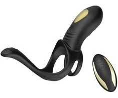 B Series Joy B serijos Joy Vibrating penio žiedas yra masažuoklis su 9 režimais