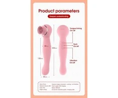 B Series Lyla B serijos Lyla stimuliatorius moterims 2in1 vibracijos siurbimas