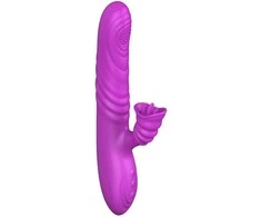 B Series Lyla B serija Lyla Wibrator-Angelia, USB 3 stūmimo funkcijos / 20 vibracijų Violetinė