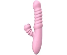B Series Lyla B serijos Lyla Vibrator zuikis, rotacija, pašaras, 30 režimų, 24cm