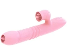 B Series Lyla B serijos Lyla Rabbit vibratorius šildo judrų liežuvį ir sukasi