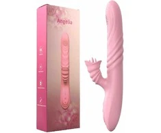 B Series Lyla B serijos Lyla Stūmoklinis vibratorius su sex masažuoklis 20 režimų 23cm